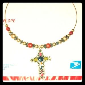 14k Gold Religous Catholic Necklace